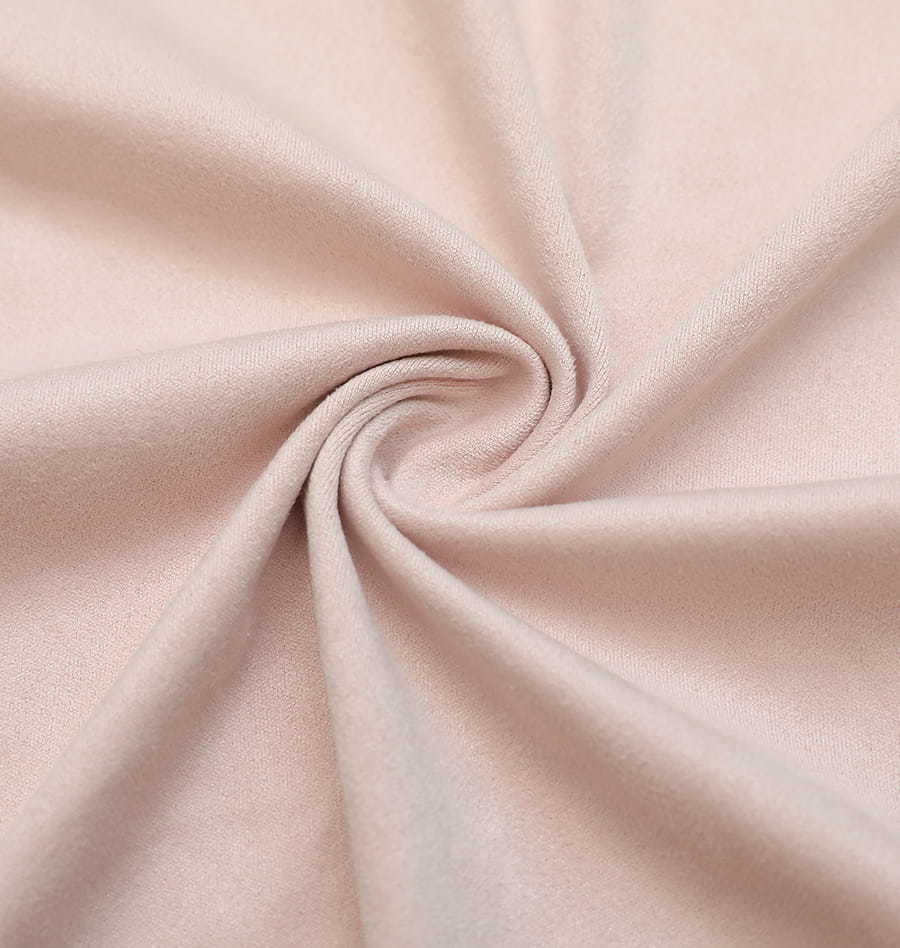Double sided suede double knit fabric S14008